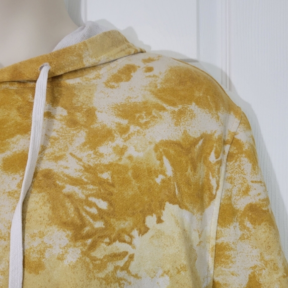No Boundaries Yellow Tie Dye Shirt Sleeve Hoodie Plus Size 3xl - Picture 8 of 8